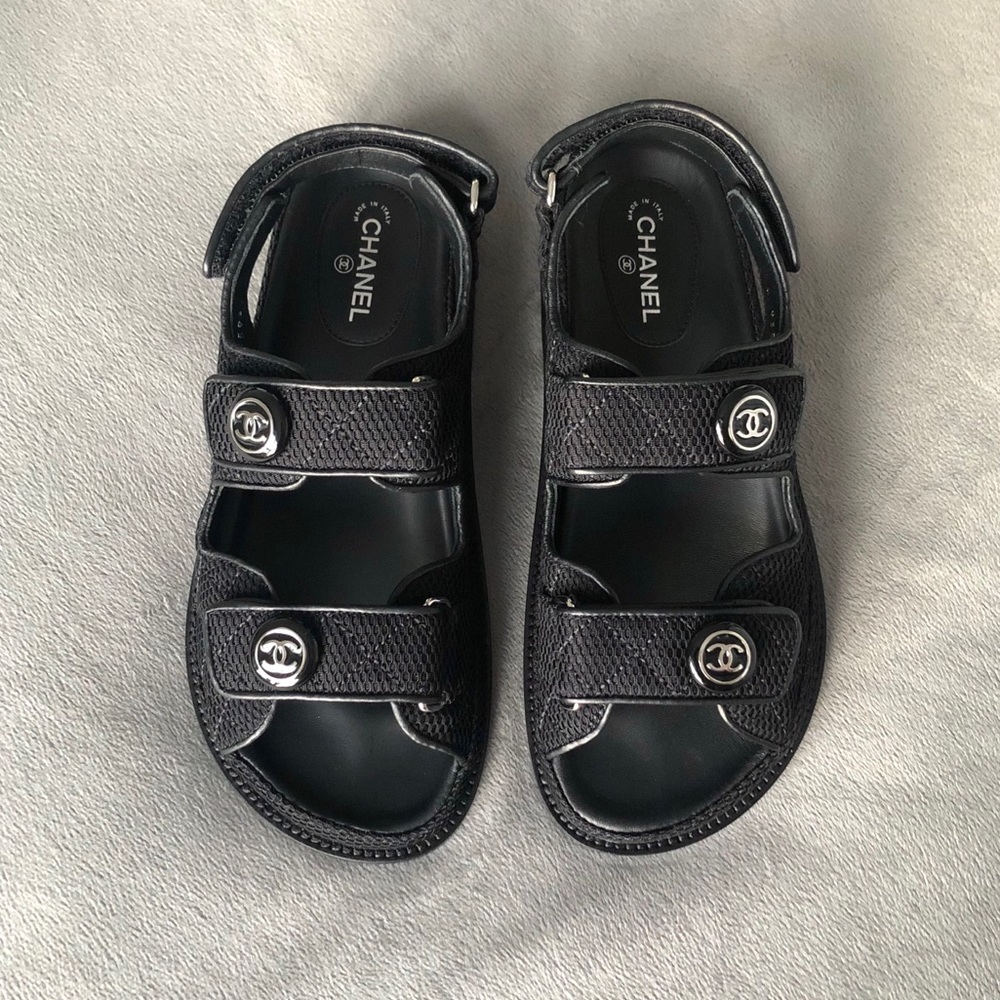Chanel Dad Sandals Size 37
